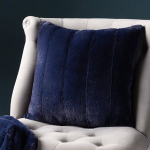 Empress Feather Filled Cushion 45x45 Navy - Canwell Interiors Limited - Riva