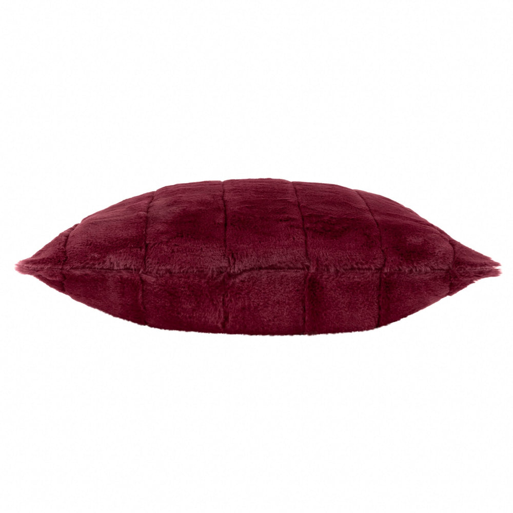 Empress Feather Filled Cushion 45x45 Ruby - XShowhome Limited - Riva