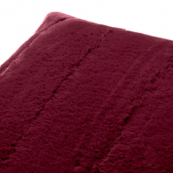 Empress Feather Filled Cushion 45x45 Ruby - XShowhome Limited - Riva