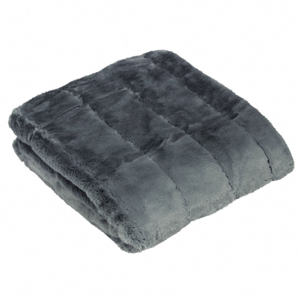 Empress Throw 130x180 Charcoal - Canwell Interiors Limited - Riva