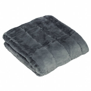 Empress Throw 130x180 Charcoal - Canwell Interiors Limited - Riva