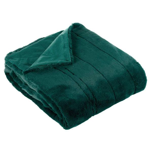 Empress Throw 130x180 Emerald - Canwell Interiors Limited - Riva