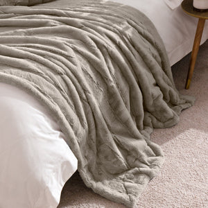 Empress Throw 130x180 Grey - Canwell Interiors Limited - Riva