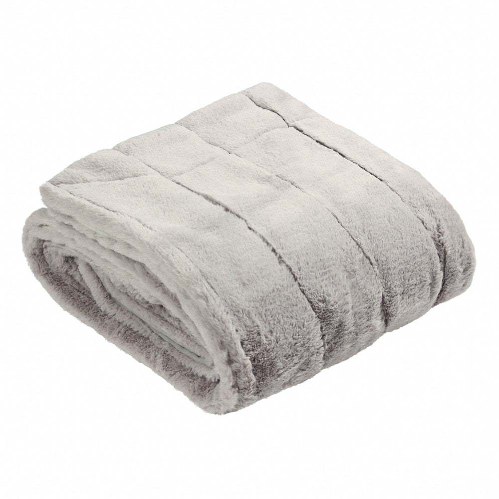 Empress Throw 130x180 Grey - Canwell Interiors Limited - Riva