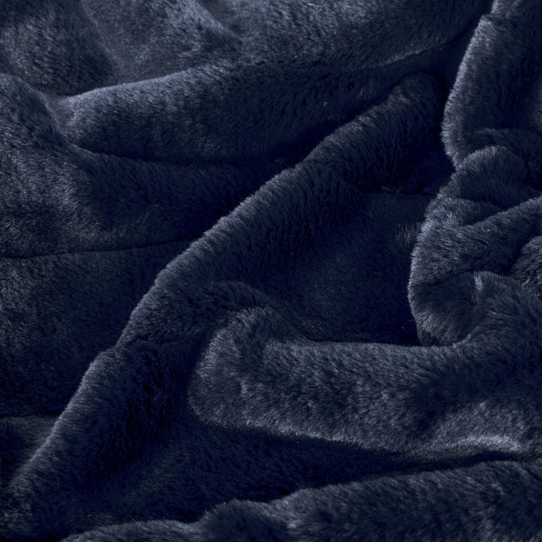 Empress Throw 130x180 Navy - Canwell Interiors Limited - Riva