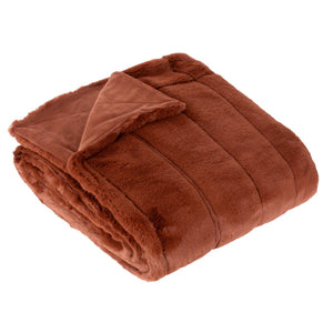 Empress Throw 130x180 Rust - Canwell Interiors Limited - Riva