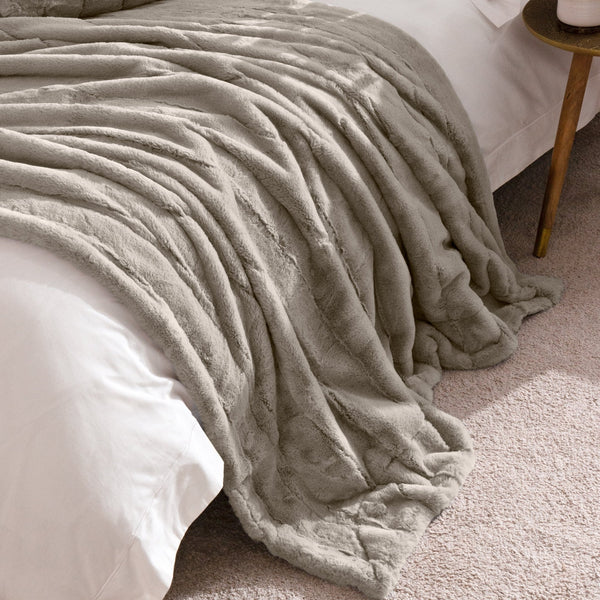 Empress Throw 140x200 Grey - Canwell Interiors Limited - Riva