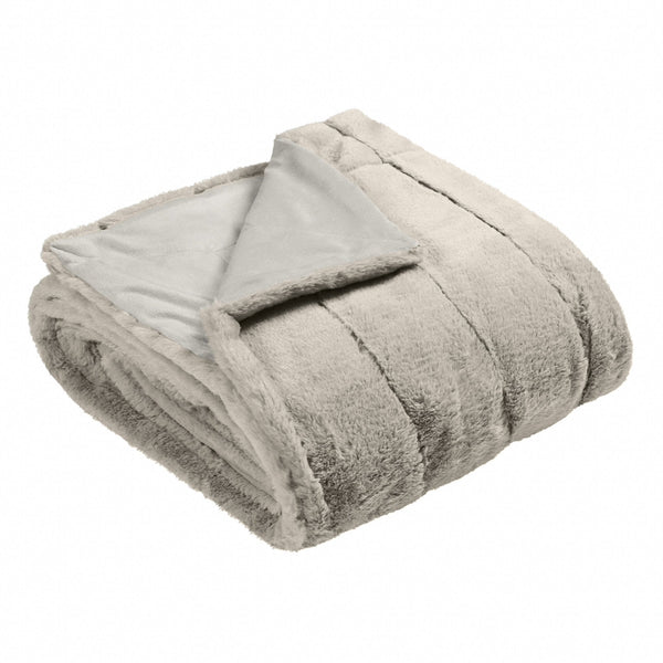 Empress Throw 140x200 Grey - Canwell Interiors Limited - Riva