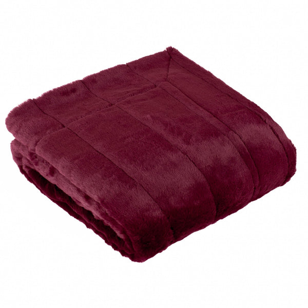 Empress Throw 140x200 Ruby - Canwell Interiors Limited - Riva