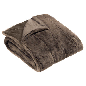 Empress Throw 140x200 Taupe - Canwell Interiors Limited - Riva