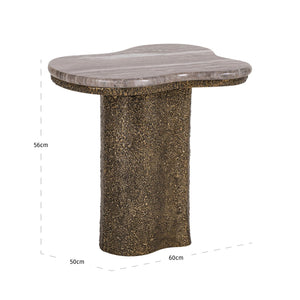 End table Abandos brass antique - Canwell Interiors Limited - Richmond