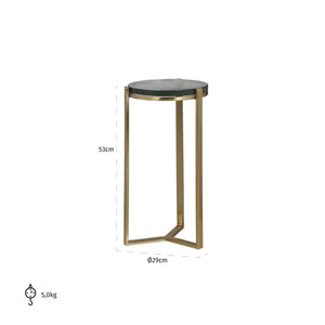 End table Aubrey gold - Canwell Interiors Limited - Richmond
