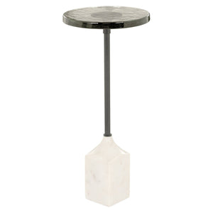 End table Aurora white 27Ø - Canwell Interiors Limited - Richmond