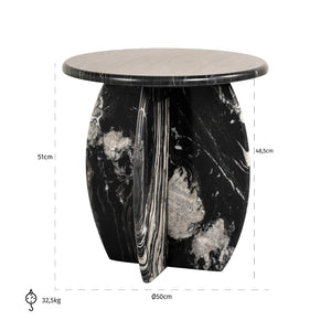 End Table Bancroft (black) - Canwell Interiors Limited - Richmond
