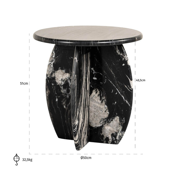 End Table Bancroft (black) - Canwell Interiors Limited - Richmond