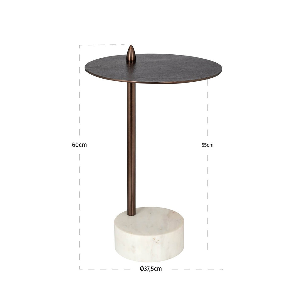 End table Barron bronze - Canwell Interiors Limited - Richmond