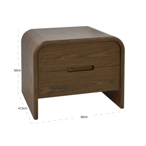 End table Bedford brown 2 - drawers - Canwell Interiors Limited - Richmond
