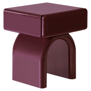 End table Bennet burgundy 1 - drawer - Canwell Interiors Limited - Richmond