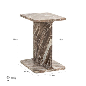 End Table Benson (brown) - Canwell Interiors Limited - Richmond