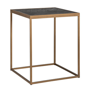 End Table Blackbone Brass (black Rustic) - Canwell Interiors Limited - Richmond
