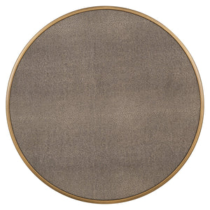 End table Bloomville brass shagreen incl. glass (Set of 2) - XShowhome Limited - Richmond