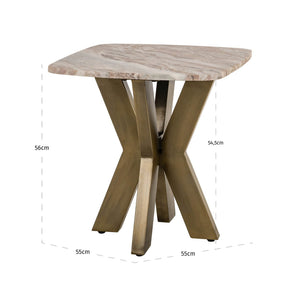 End Table Bottega Blush Beige - XShowhome Limited - Richmond