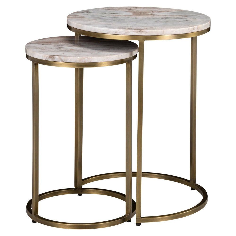 End table Bottega Blush beige (Set of 2) - Canwell Interiors Limited - Richmond