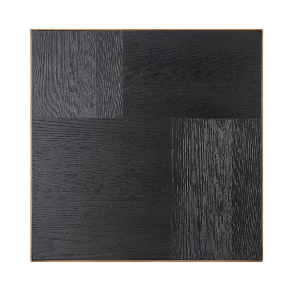 End table Cambon dark coffee - dark coffee, Oak Veneer|Metal - Canwell Interiors Limited - Richmond