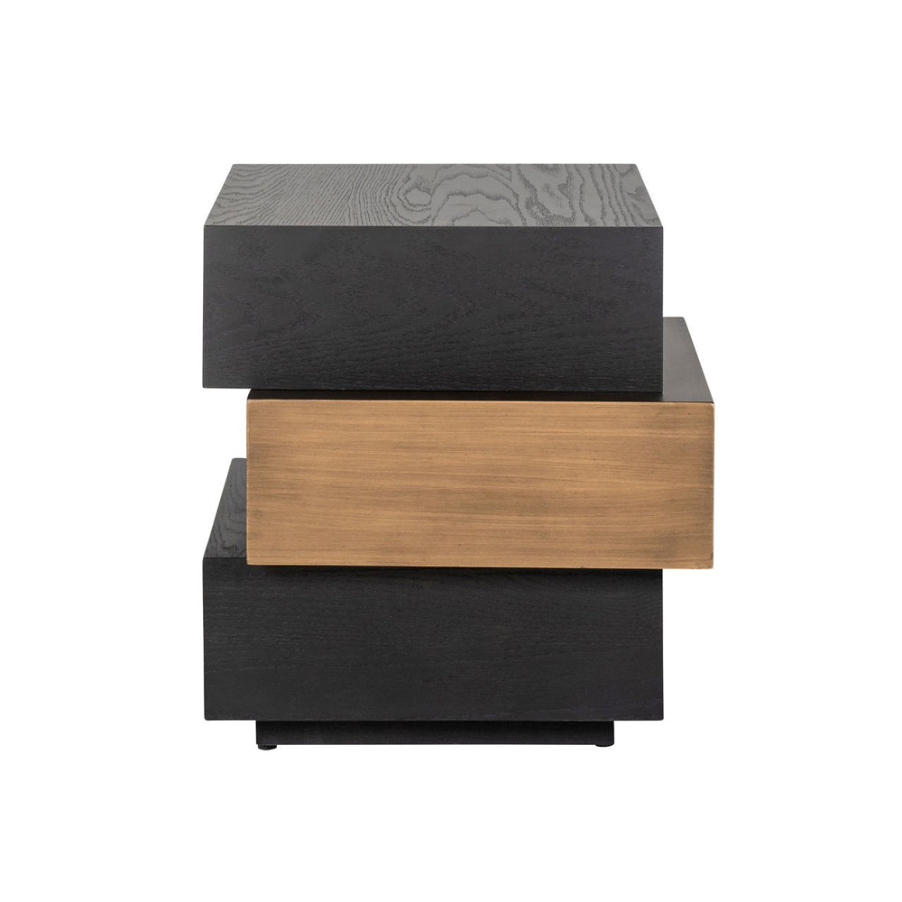End table Cambon dark coffee - dark coffee, Oak|Oak Veneer|Mdf - Canwell Interiors Limited - Richmond