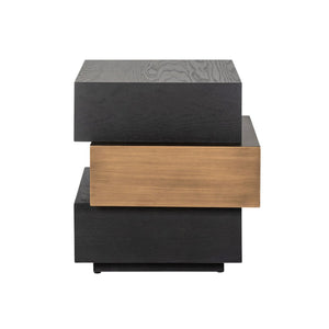 End table Cambon dark coffee - dark coffee, Oak|Oak Veneer|Mdf - Canwell Interiors Limited - Richmond