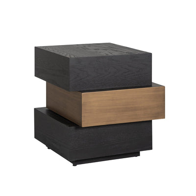 End table Cambon dark coffee - dark coffee, Oak|Oak Veneer|Mdf - Canwell Interiors Limited - Richmond