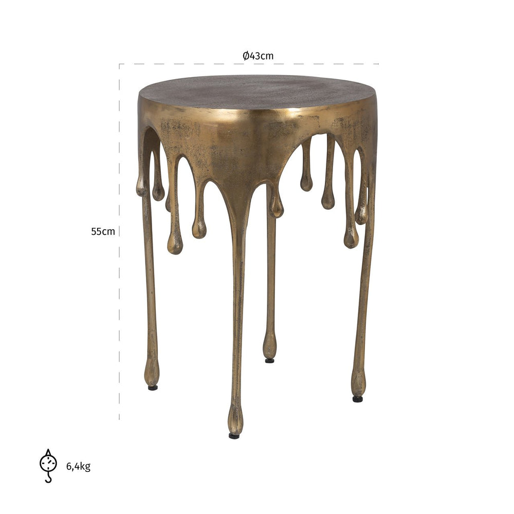End table Carly brushed gold - Canwell Interiors Limited - Richmond