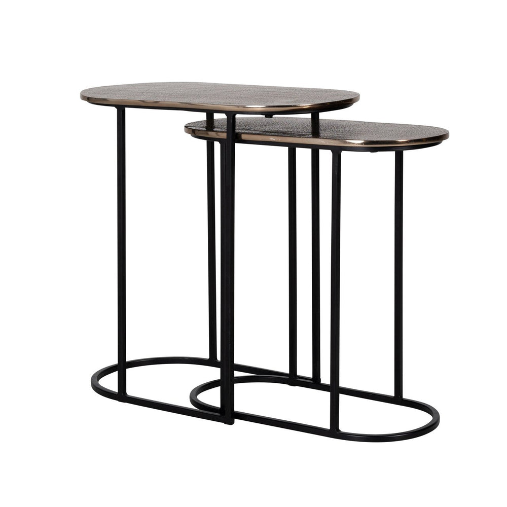 End table Chandon champagne gold (Set of 2) - Canwell Interiors Limited - Richmond