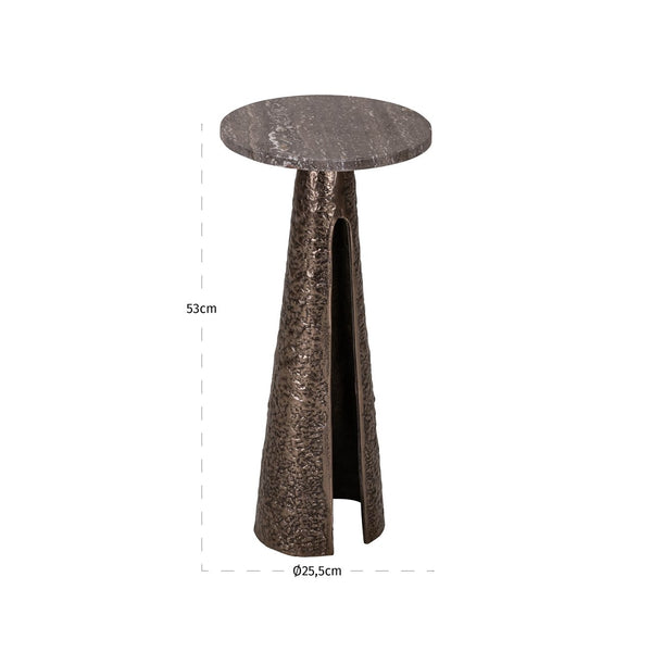 End table Eldora bronze 25Ø - Canwell Interiors Limited - Richmond