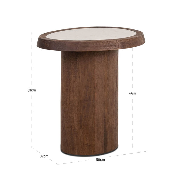 End table Melrose spicebrown - Canwell Interiors Limited - Richmond
