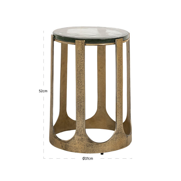 End table Rixo gold - Canwell Interiors Limited - Richmond