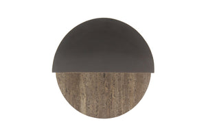 End table Russo brown - brown, W{"value":40.0,"unit":"CENTIMETERS"} H{"value":60.0,"unit":"CENTIMETERS"} D{"value":40.0,"unit":"CENTIMETERS"} - Canwell Interiors Limited - Richmond