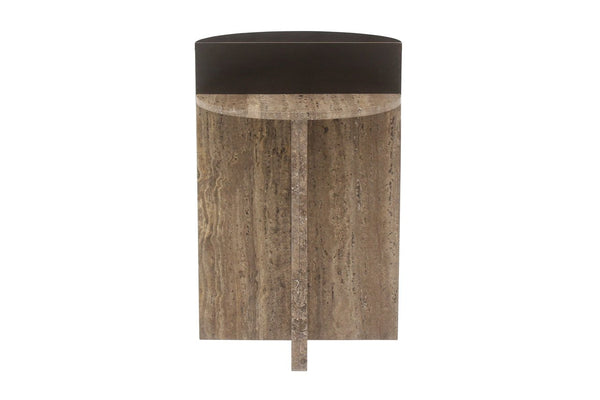 End table Russo brown - brown, W{"value":40.0,"unit":"CENTIMETERS"} H{"value":60.0,"unit":"CENTIMETERS"} D{"value":40.0,"unit":"CENTIMETERS"} - Canwell Interiors Limited - Richmond