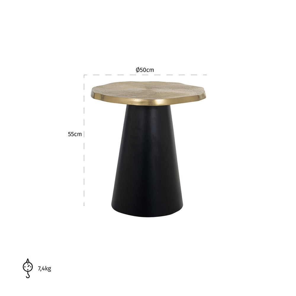 End Table Sassy (brushed Gold) - Canwell Interiors Limited - Richmond