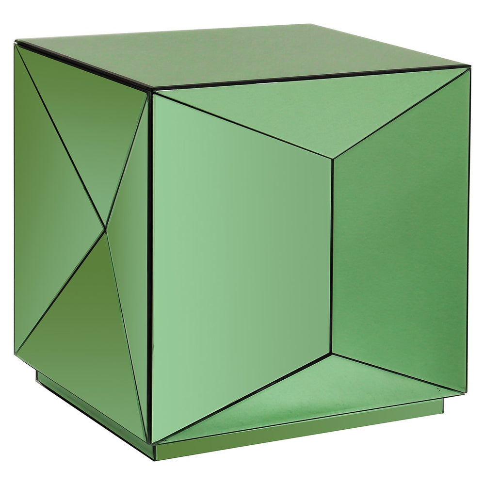 End Table Shifra Mirror Green (green) - Canwell Interiors Limited - Richmond