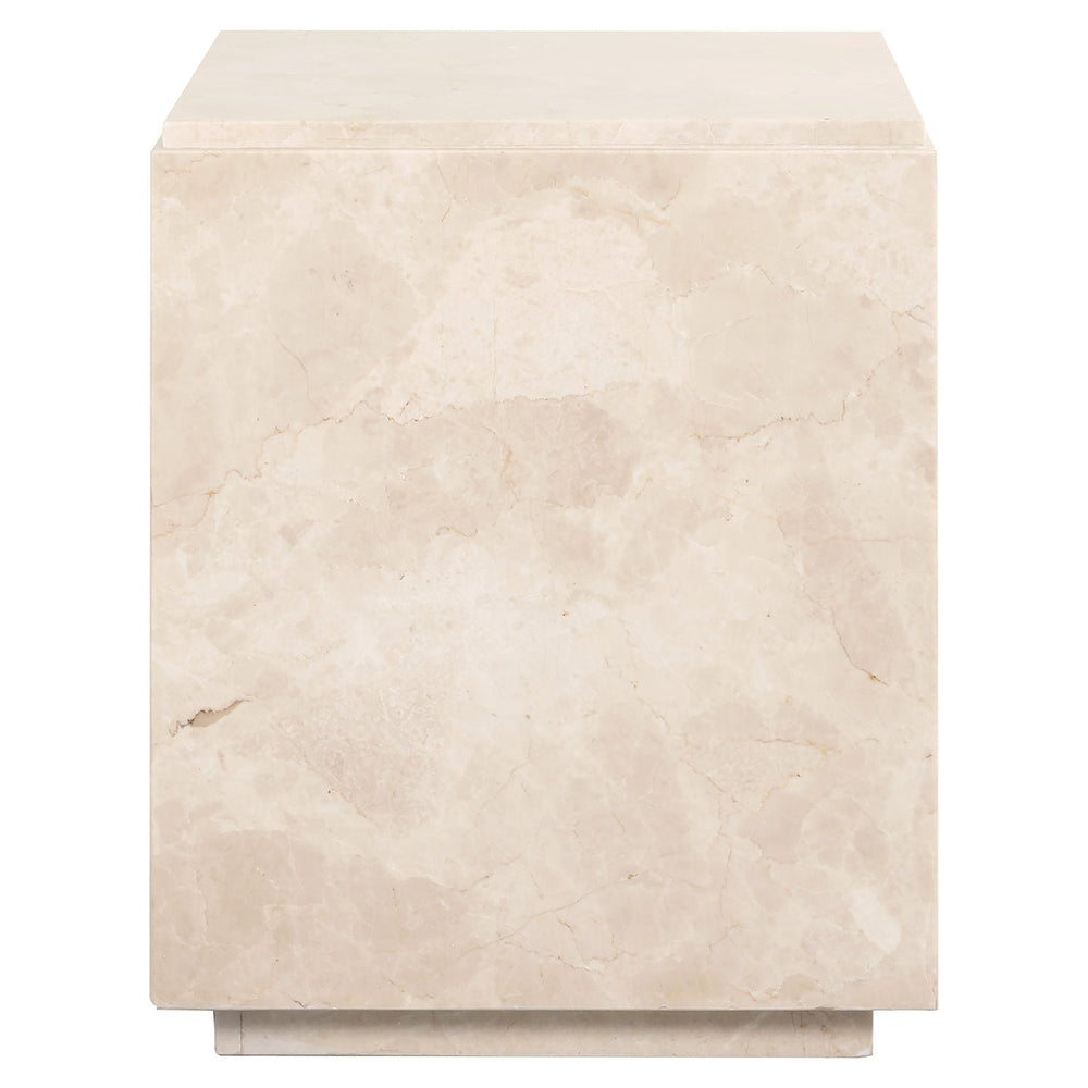 End Table Stanford Dyna Square Cube (beige) - Canwell Interiors Limited - Richmond