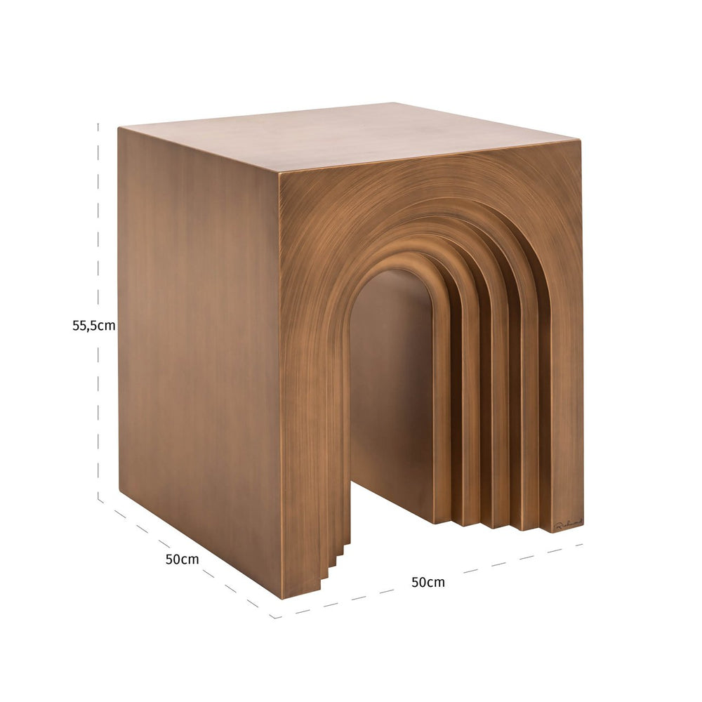 End table Vevey brushed gold - Canwell Interiors Limited - Richmond