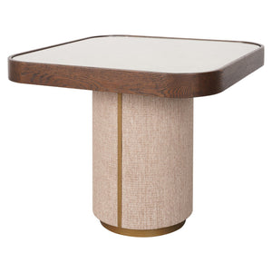 End table Willox brown including glass - Canwell Interiors Limited - Richmond