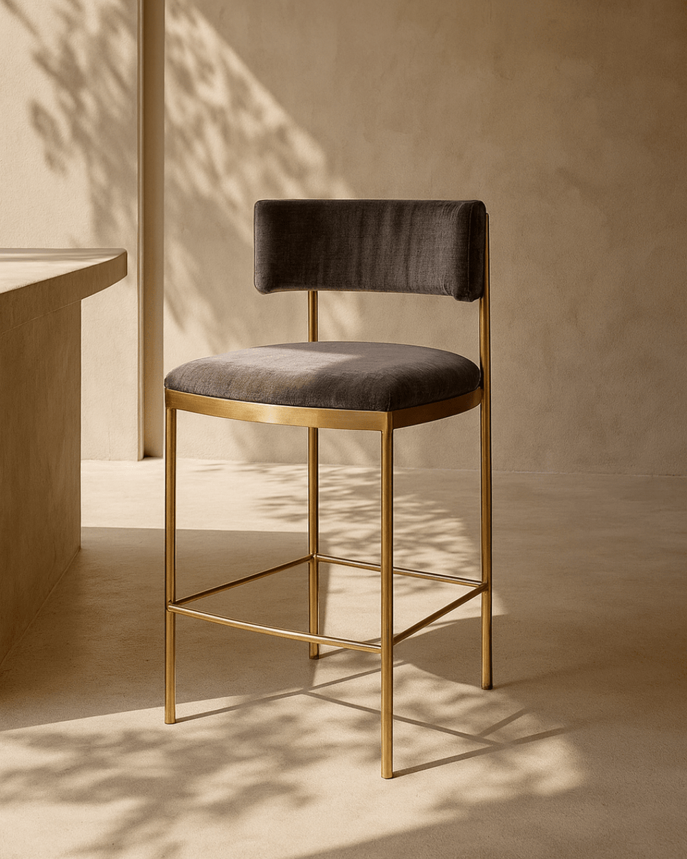 Envie II Counter Stool - Giselle Dark Charcoal - XShowhome Limited - Tommy Franks