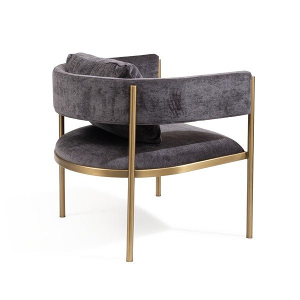 Envie II Lounge Chair - Giselle Dark Charcoal - XShowhome Limited - Tommy Franks