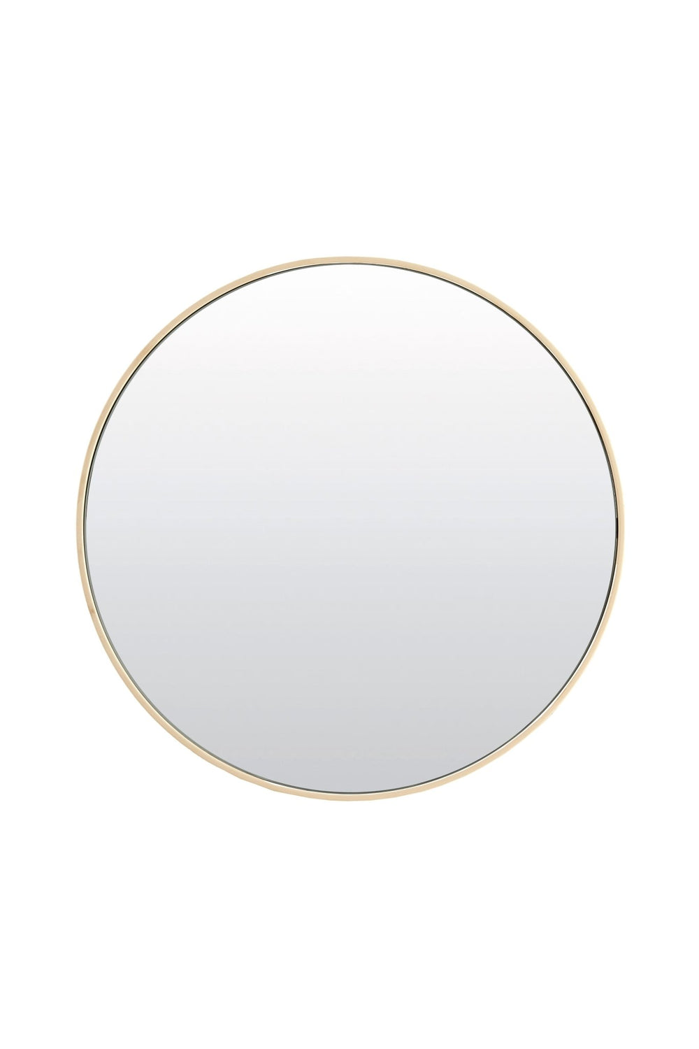 ESPEJO Mirror — Ø70 Cm Glass Clear & Cream - Canwell Interiors Limited - Light & Living