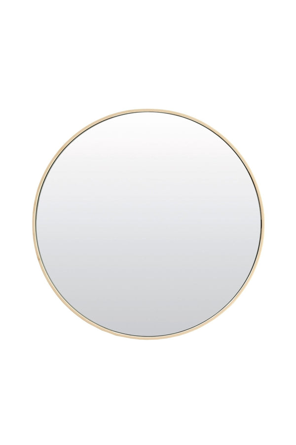 ESPEJO Mirror — Ø70 Cm Glass Clear & Cream - Canwell Interiors Limited - Light & Living
