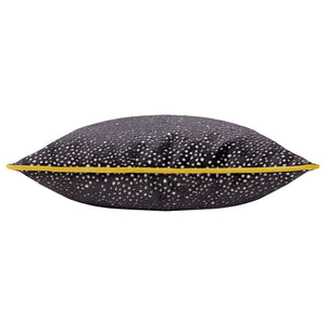 Estelle 45x45 Feather Filled Cushion Black & Gold - Canwell Interiors Limited - Riva