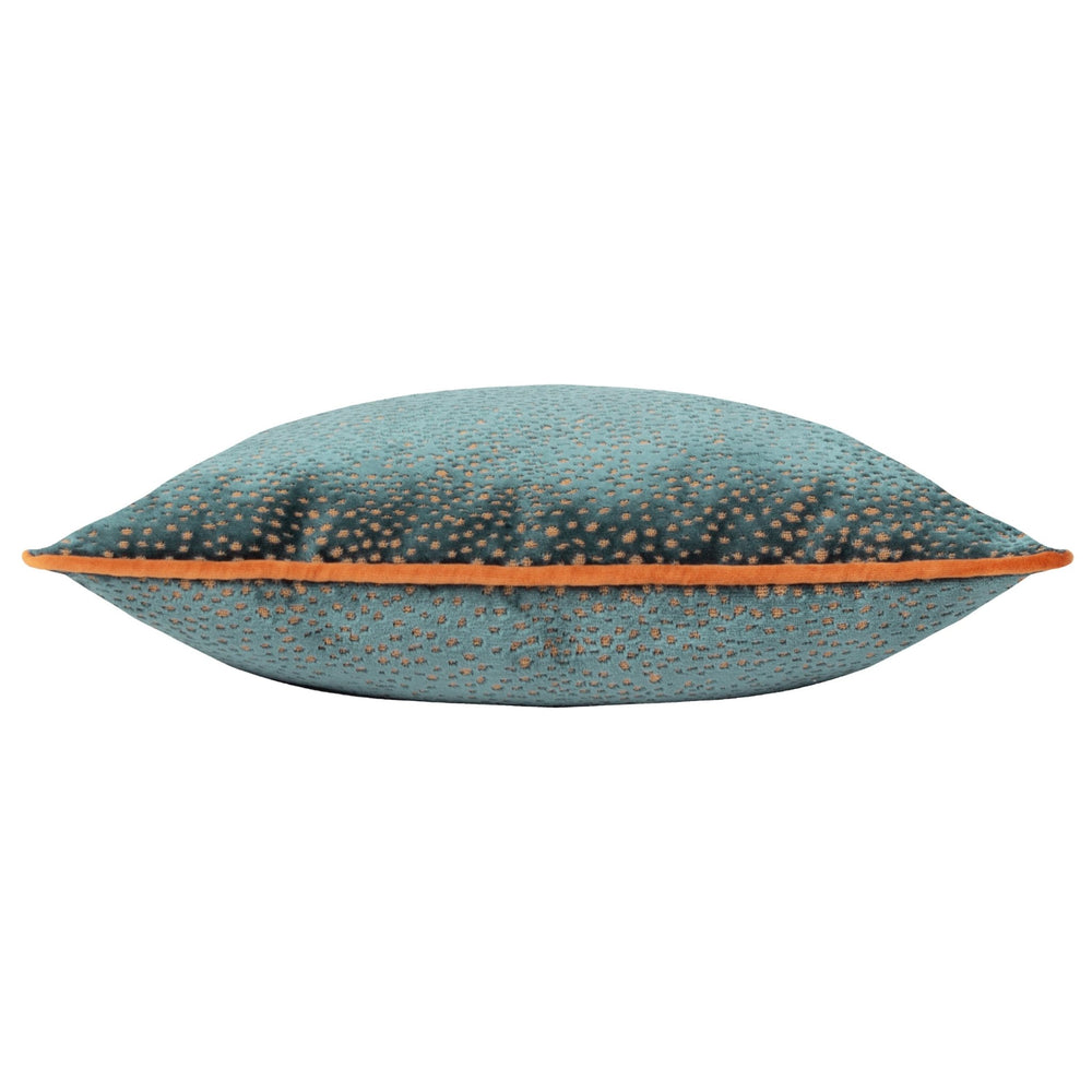 Estelle 45x45 Feather Filled Cushion Teal/Rust - XShowhome Limited - Riva