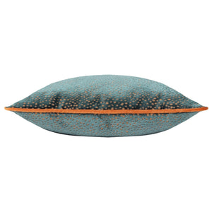 Estelle 45x45 Feather Filled Cushion Teal/Rust - XShowhome Limited - Riva